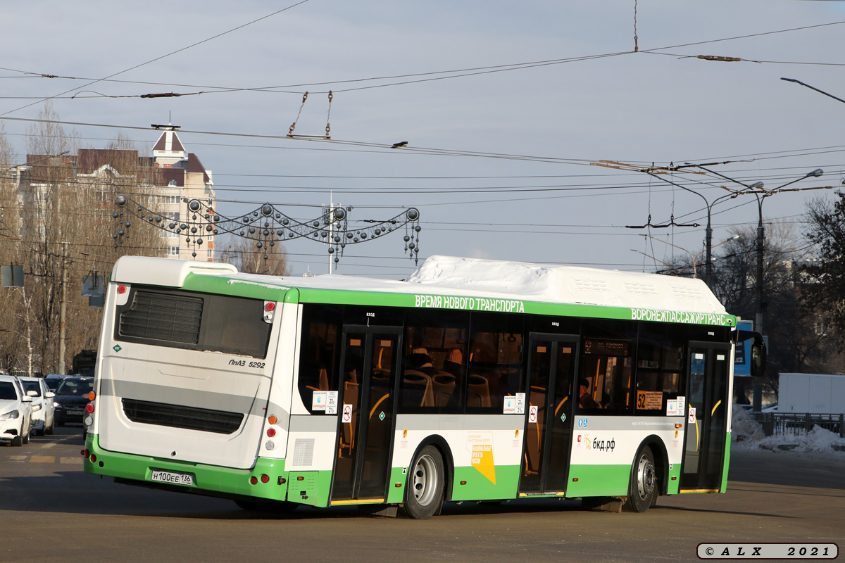 Воронежская область, ЛиАЗ-5292.67 (CNG) № Н 100 ЕЕ 136