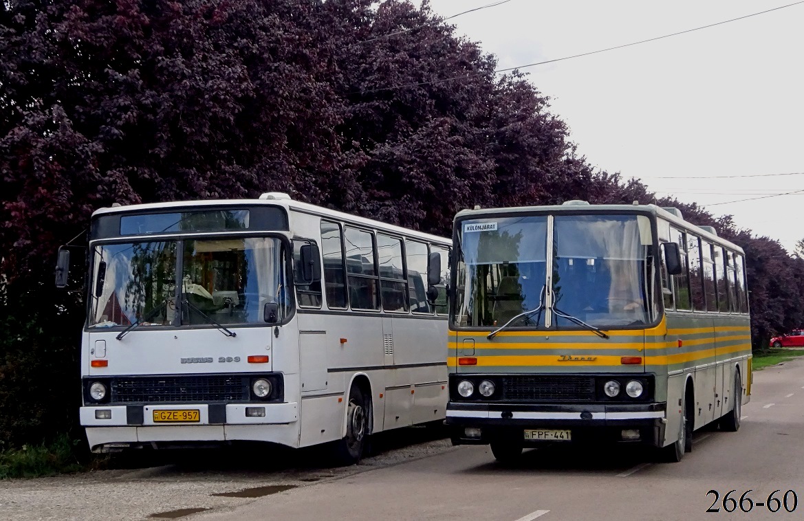 Венгрия, Ikarus 263.10 № GZE-957; Венгрия, Ikarus 250.59 № FPF-441; Венгрия — Фототуры