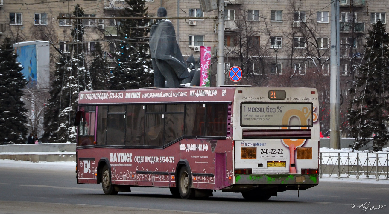 Новосибирская область, МАЗ-104.021 № МУ 311 54