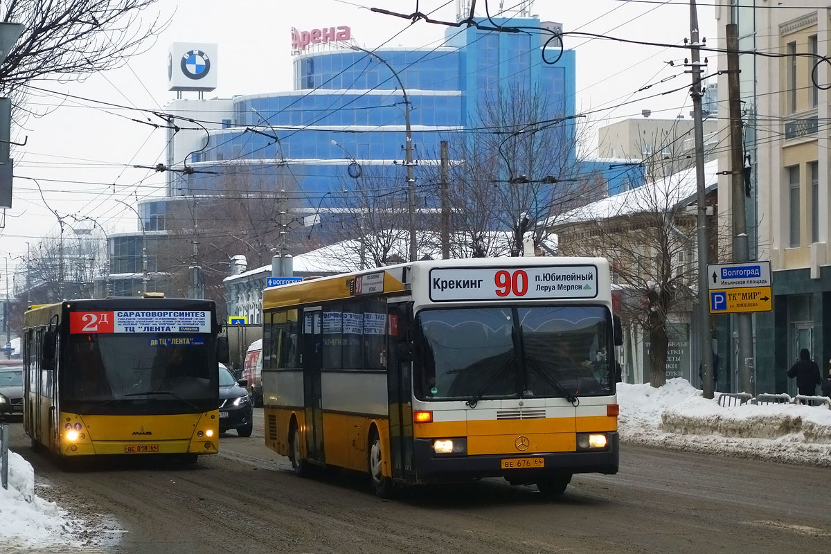 Саратовская область, Mercedes-Benz O405 № ВЕ 676 64
