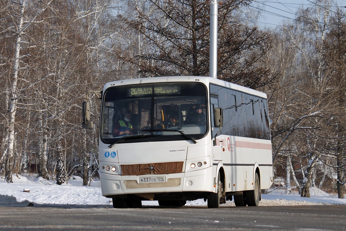 Krasnoyarsk region, PAZ-320414-04 "Vektor" (1-2) # А 337 ОЕ 124