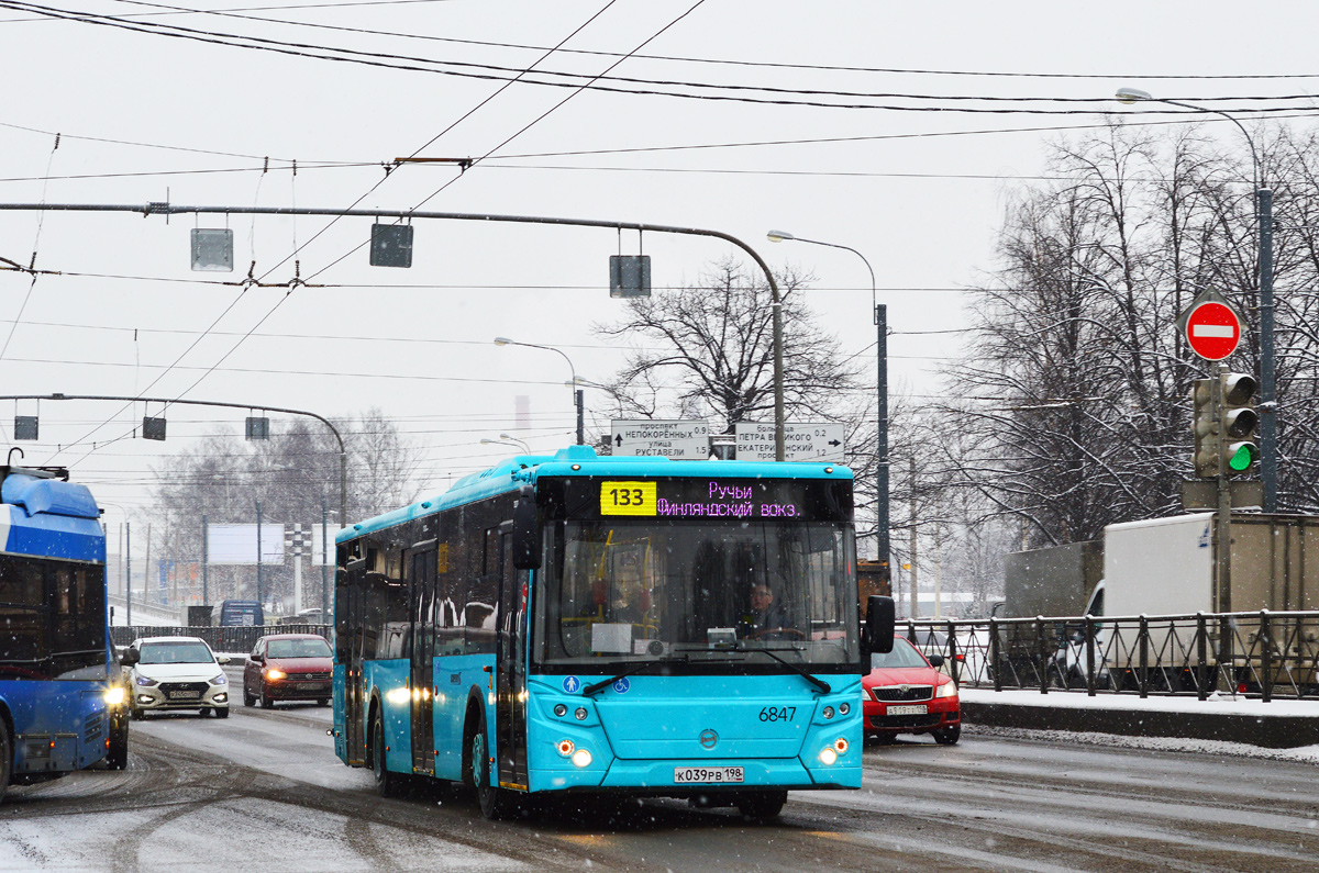 Санкт-Петербург, ЛиАЗ-5292.65 № 6847