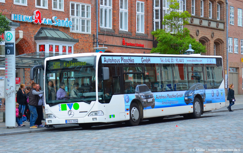 Нижняя Саксония, Mercedes-Benz O530Ü Citaro Ü № 872