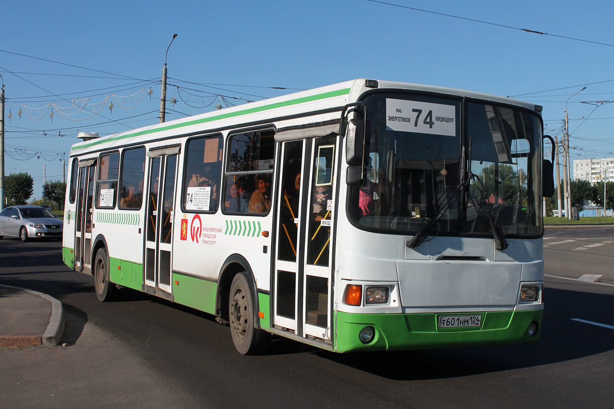 Region Krasnojarsk, LiAZ-5256.26 Nr. Т 601 НМ 124