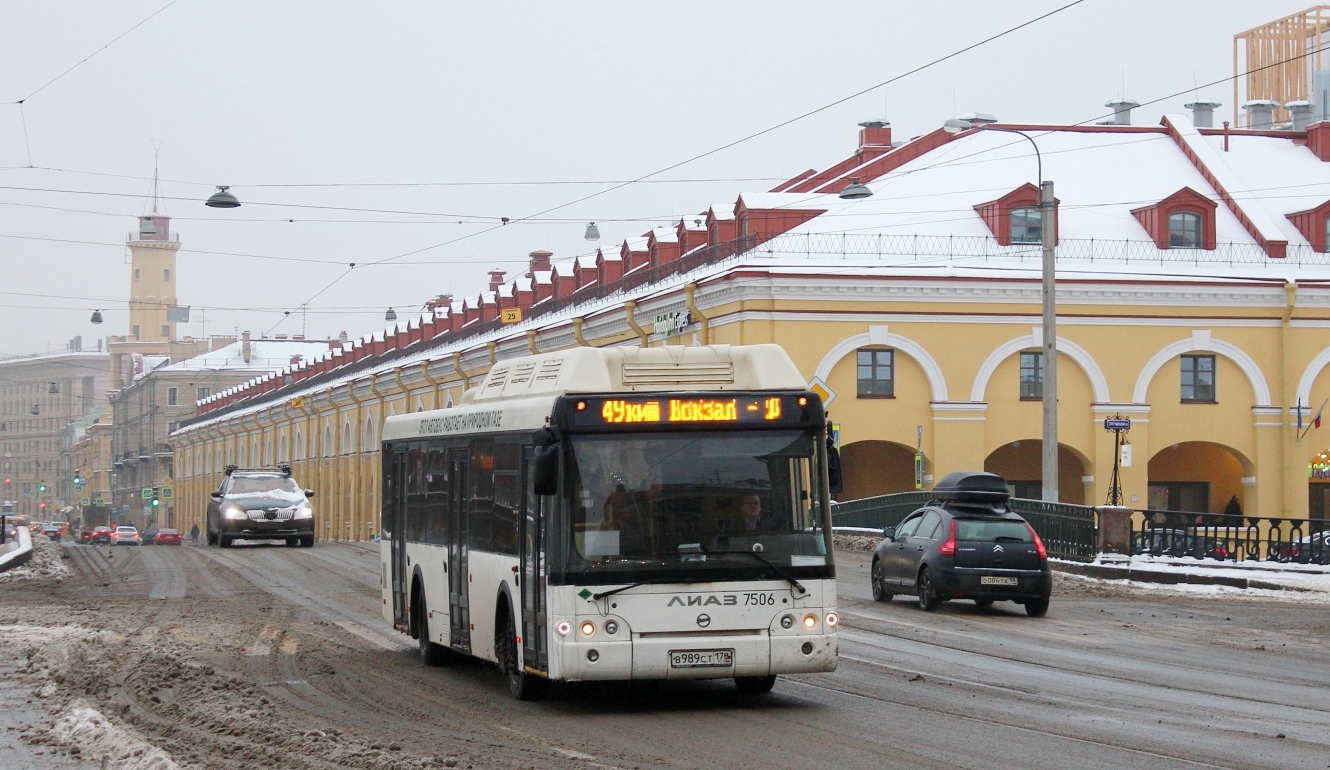 Санкт-Петербург, ЛиАЗ-5292.71 № 7506