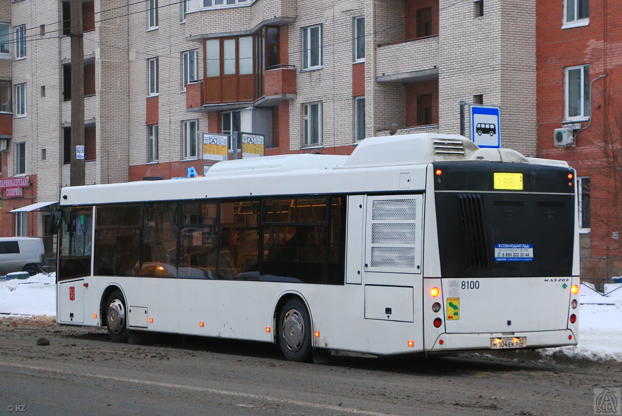 Санкт-Петербург, МАЗ-203.945 № 8100