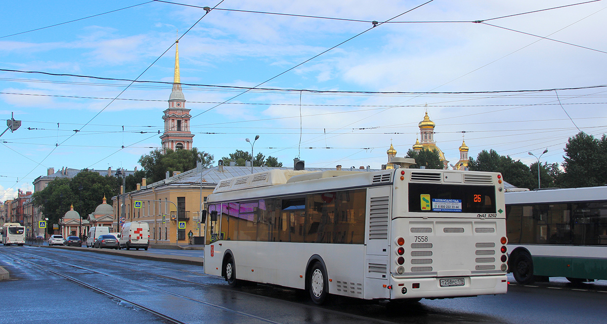 Санкт-Петербург, ЛиАЗ-5292.71 № 7558