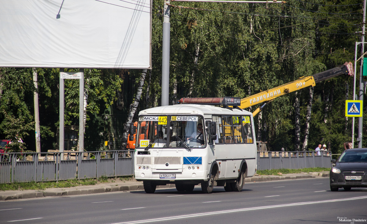 Томская область, ПАЗ-32054 № К 926 ХТ 70