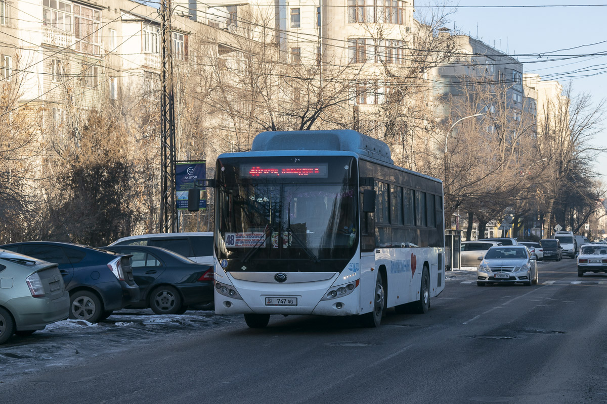 Кыргызстан, Yutong ZK6108HGH № 01 747 AG