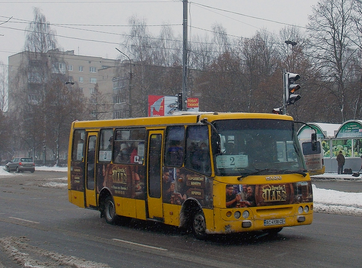 Волынская область, Богдан А092 (Y99-C53) № AC 4138 CE