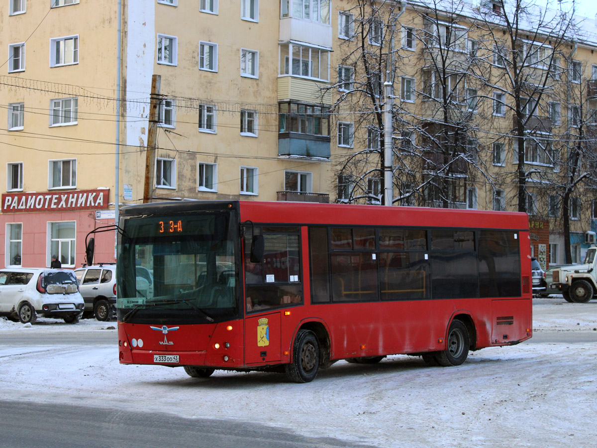 Кировская область, МАЗ-206.068 № Х 333 ОО 43