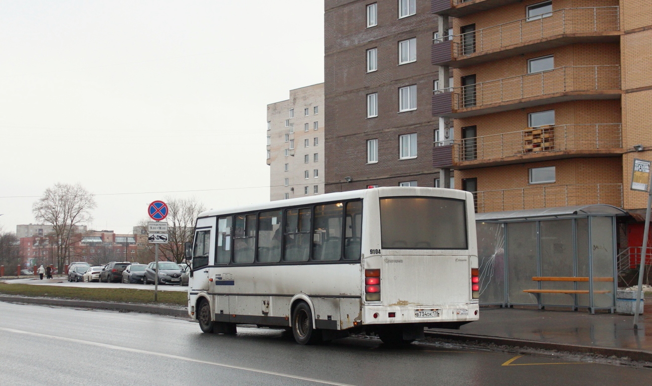 Санкт-Петербург, ПАЗ-320412-05 № 9104