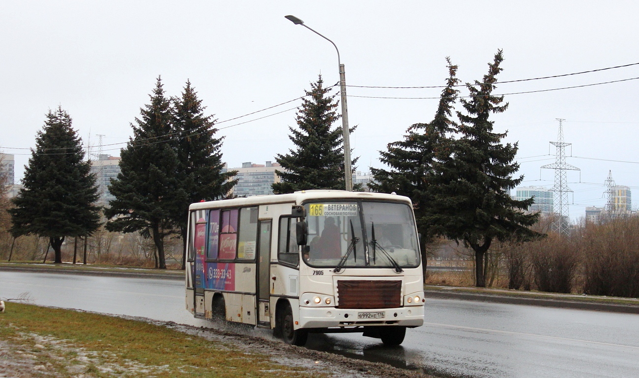 Санкт-Петербург, ПАЗ-320402-05 № 7905