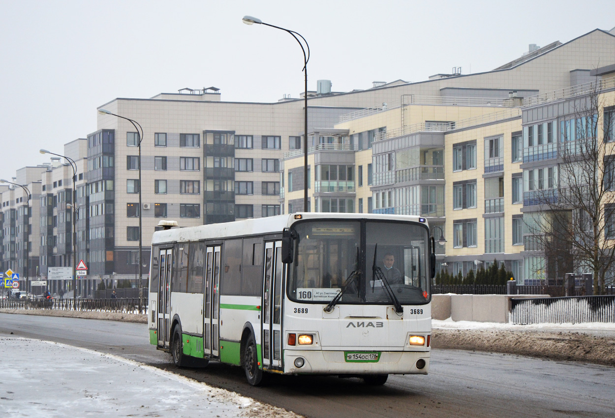 Санкт-Петербург, ЛиАЗ-5293.60 № 3689