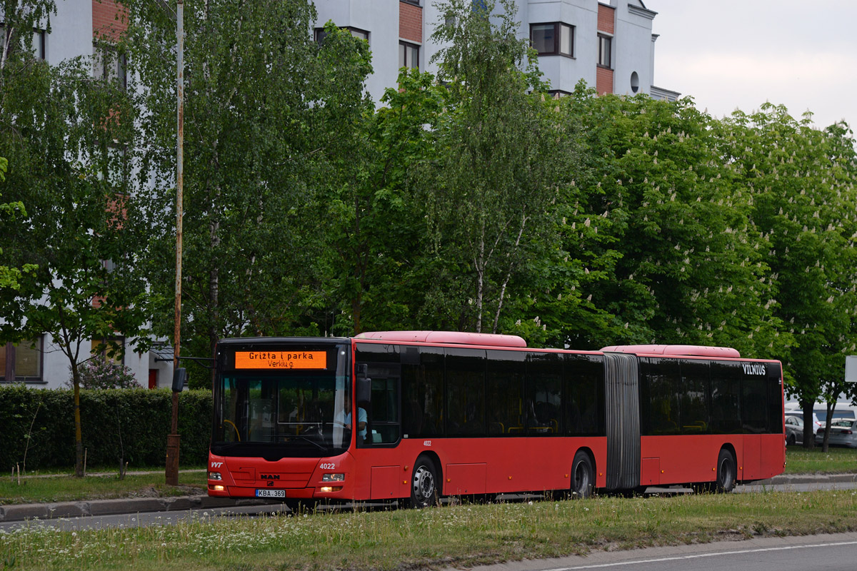 Литва, MAN A23 Lion's City GL NG313 № 4022