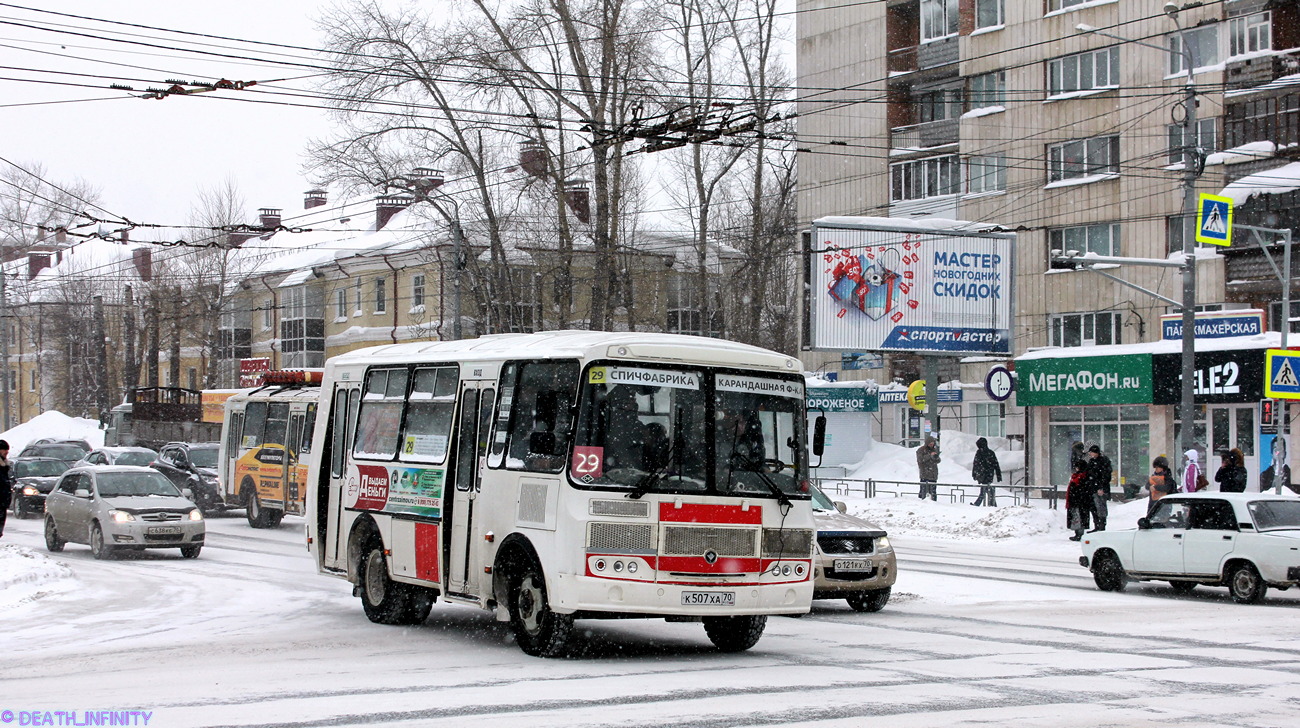 Томская область, ПАЗ-32054 № К 507 ХА 70