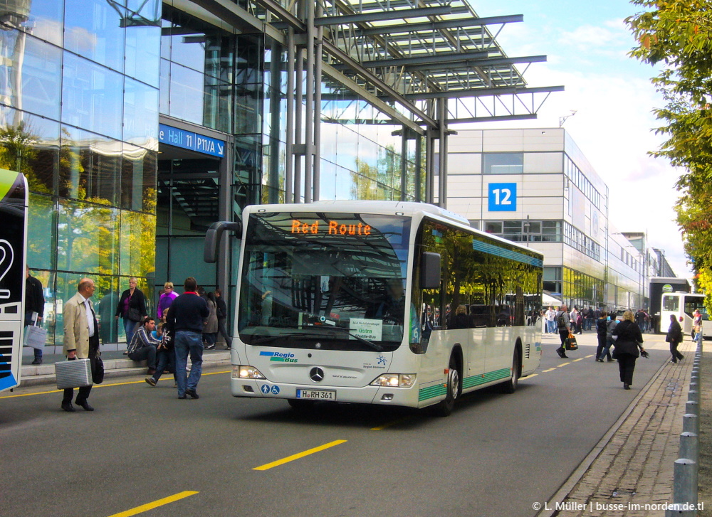 Нижняя Саксония, Mercedes-Benz O530Ü Citaro facelift Ü № H-RH 361; Нижняя Саксония — IAA Nutzfahrzeuge 2012