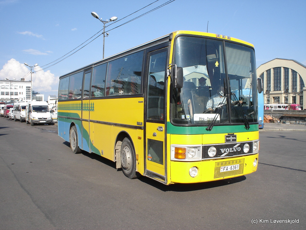 Латвия, Van Hool T8 Alizée 310 № 61