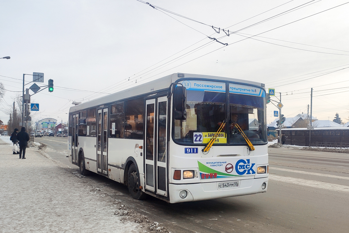 Omsk region, LiAZ-5256.53 č. 911
