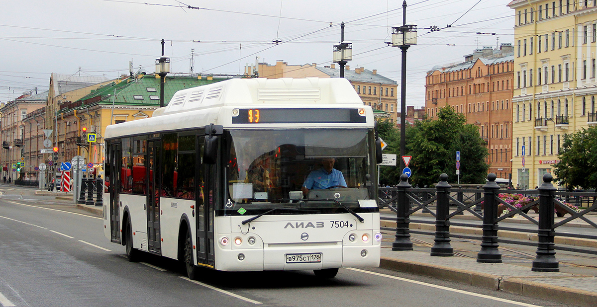 Санкт-Петербург, ЛиАЗ-5292.71 № 7504