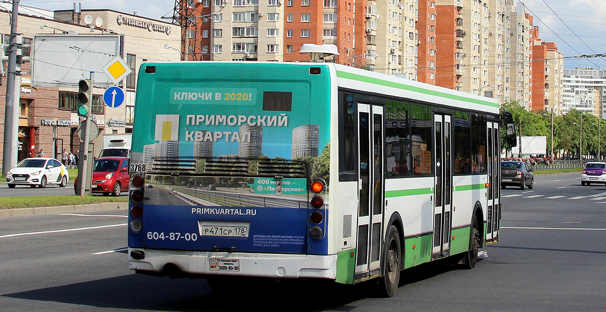 Petrohrad, LiAZ-5293.60 č. 3768