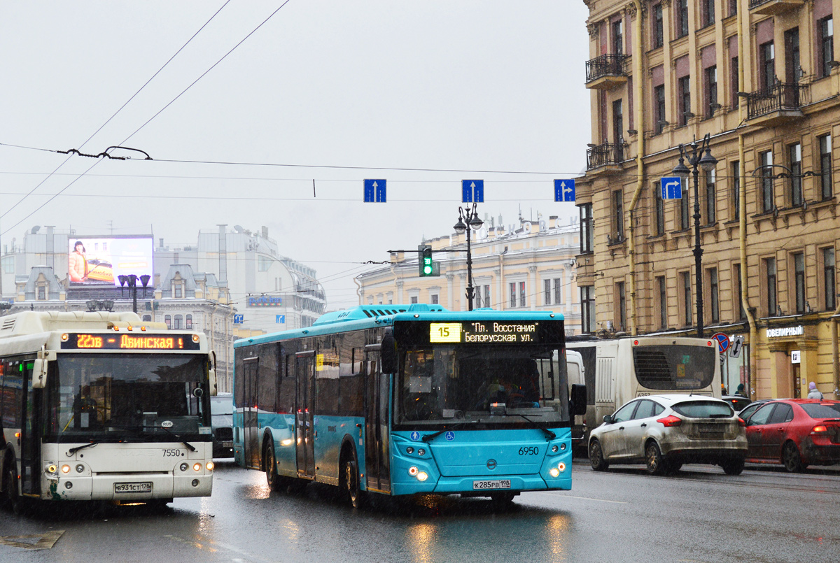 Санкт-Пецярбург, ЛиАЗ-5292.65 № 6950