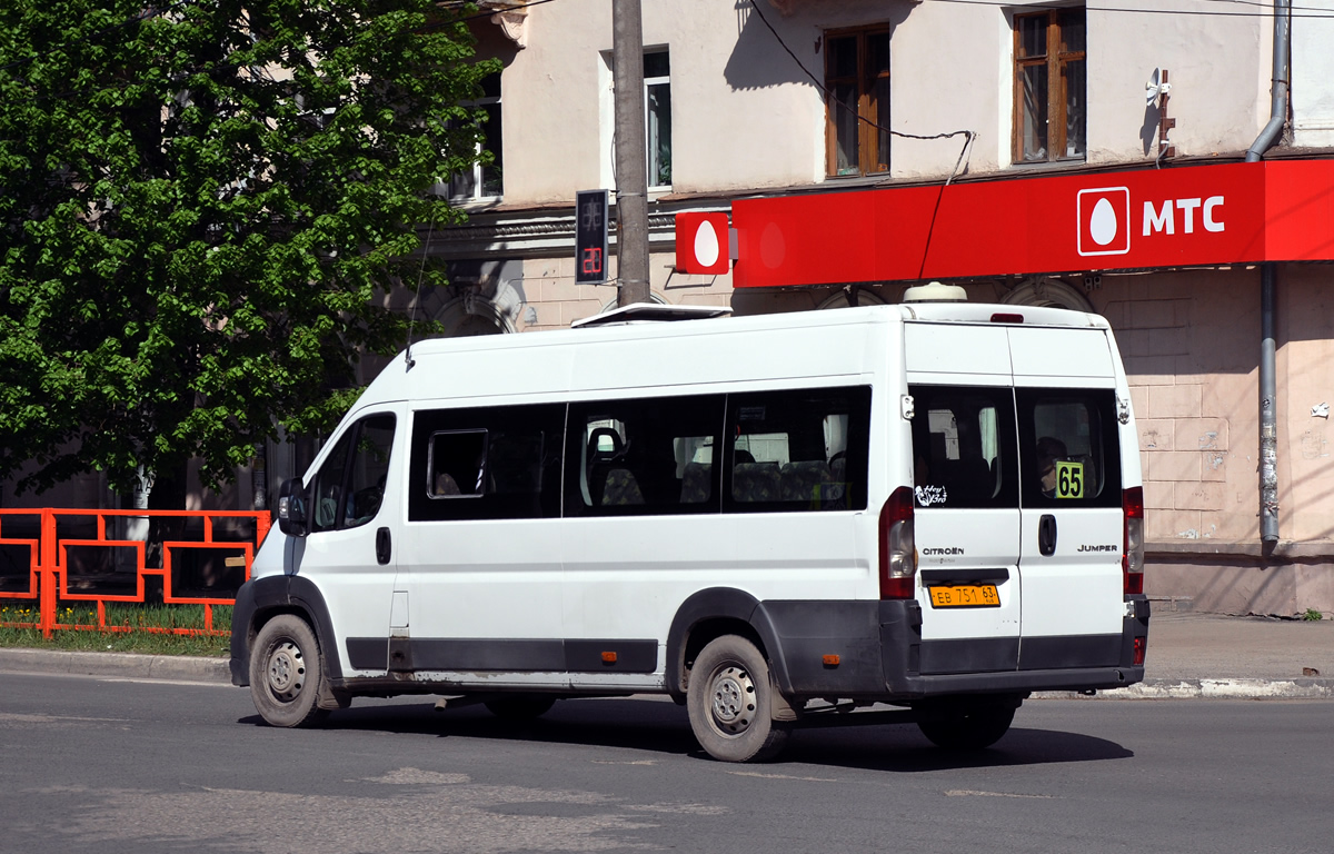 Самарская область, Авто Вектор 454222 (Citroёn Jumper) № ЕВ 751 63 — Фото —  Автобусный транспорт