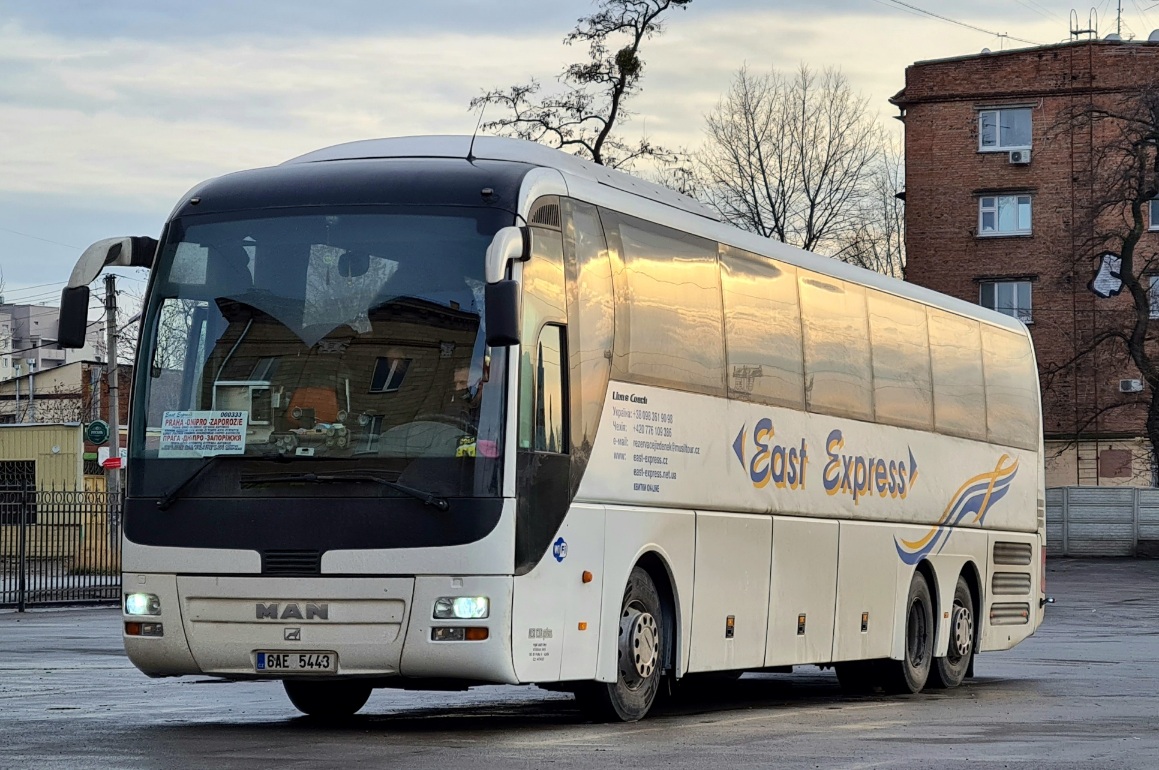 Чехия, MAN R08 Lion's Coach L RHC444 L № 6AE 5443