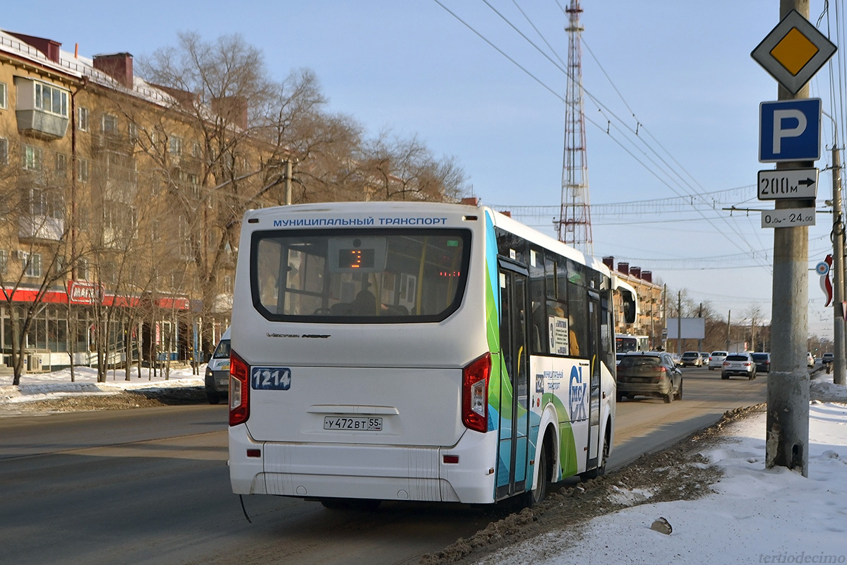 Omsk region, PAZ-320435-04 "Vector Next" Nr. 1214