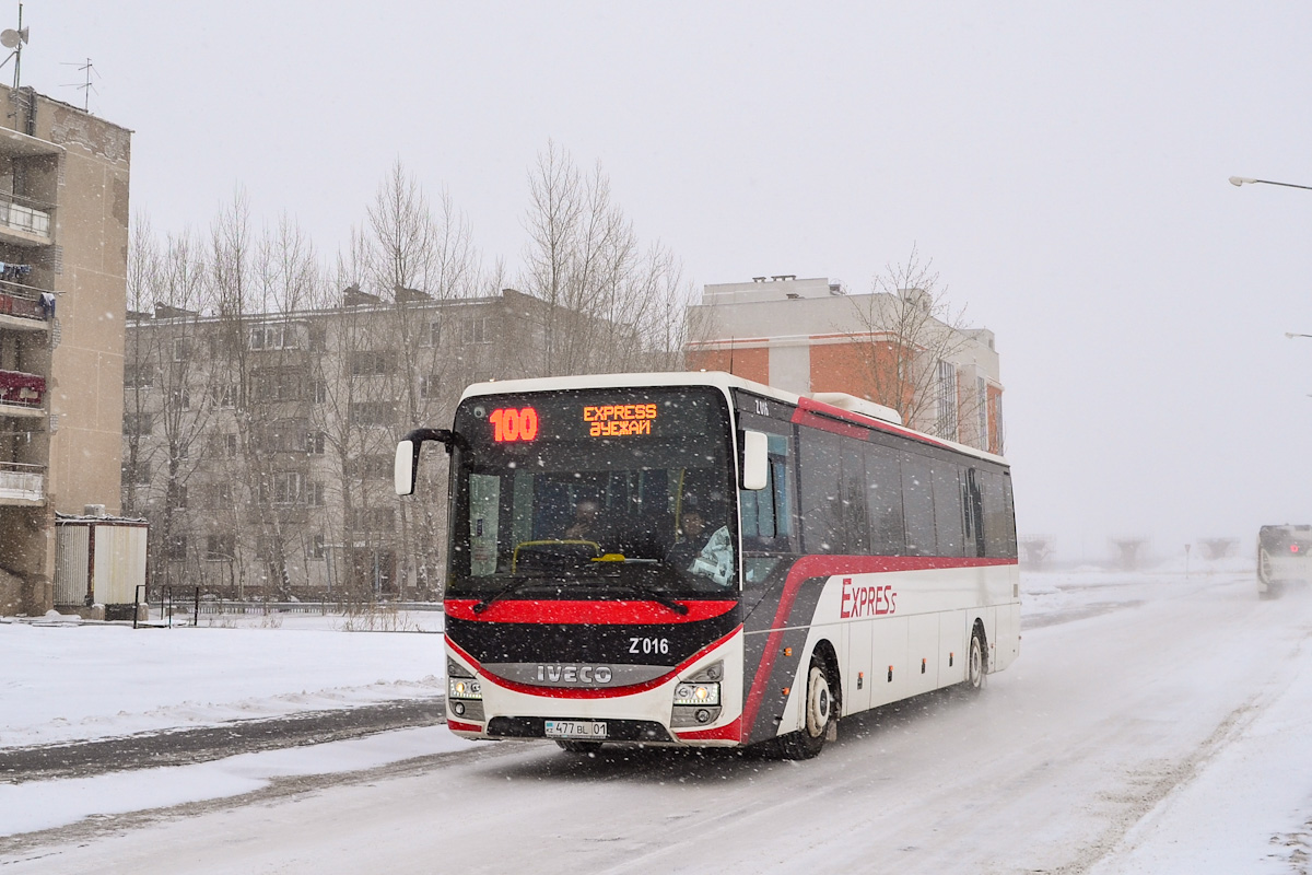 Астана, IVECO Crossway LINE 13M (СарыаркаАвтоПром) № Z016