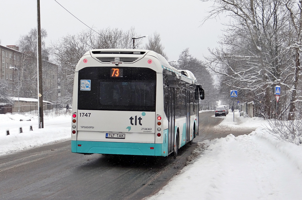 Эстония, Volvo 7900 Hybrid № 1747