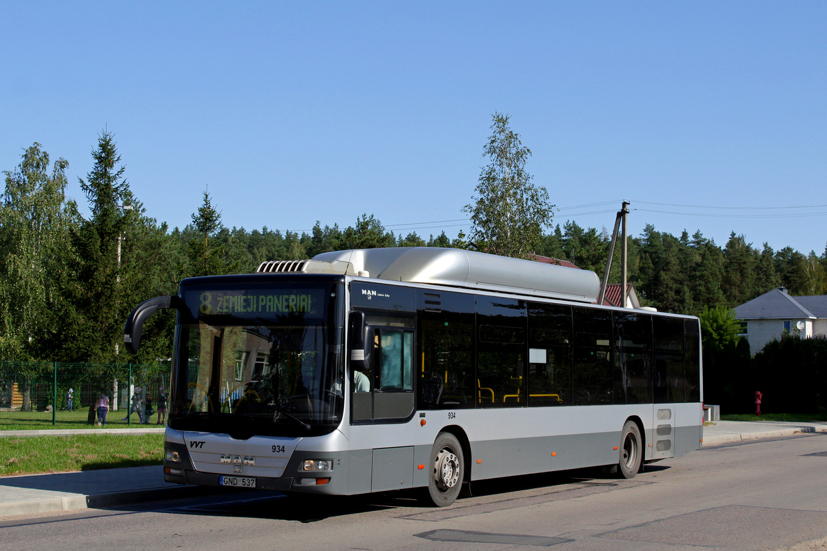 Литва, MAN A21 Lion's City NL273 CNG № 934