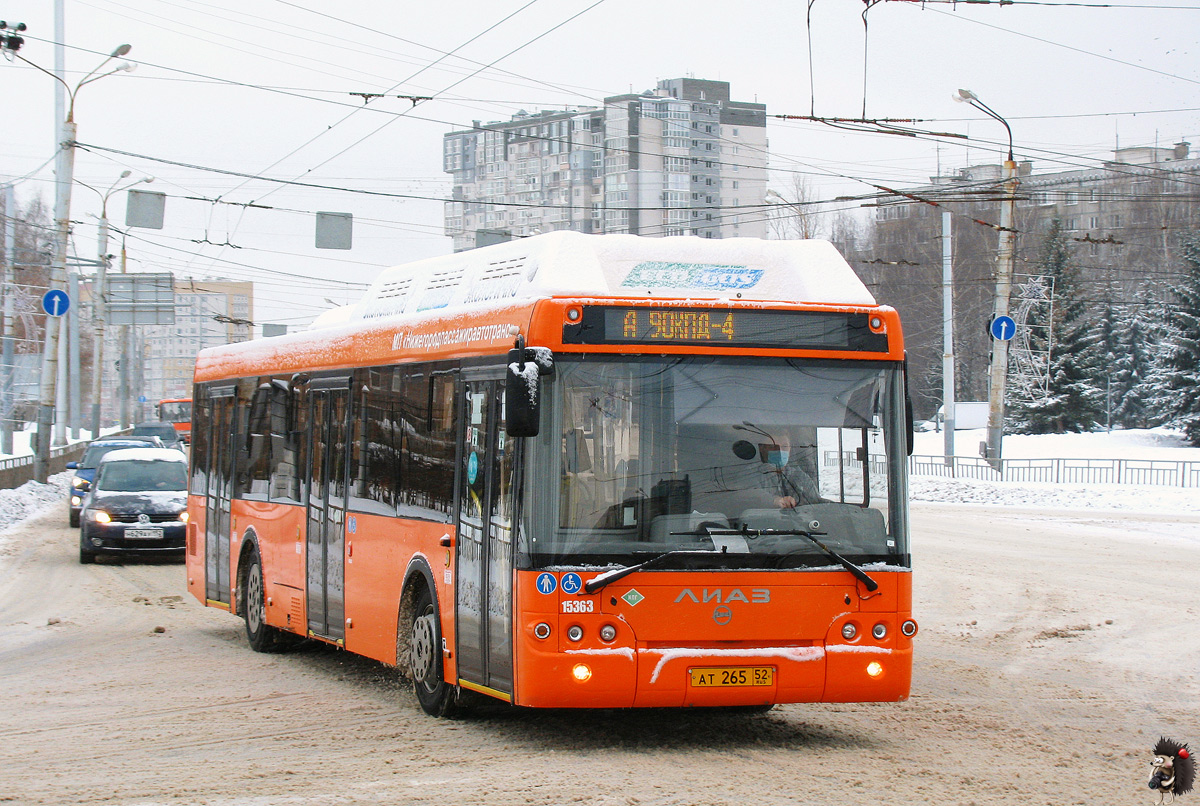 Нижегородская область, ЛиАЗ-5292.67 (CNG) № 15363