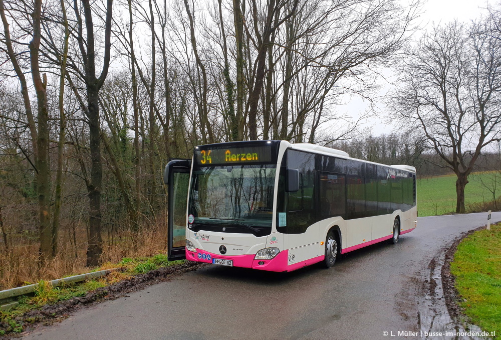 Нижняя Саксония, Mercedes-Benz Citaro C2 hybrid № 82