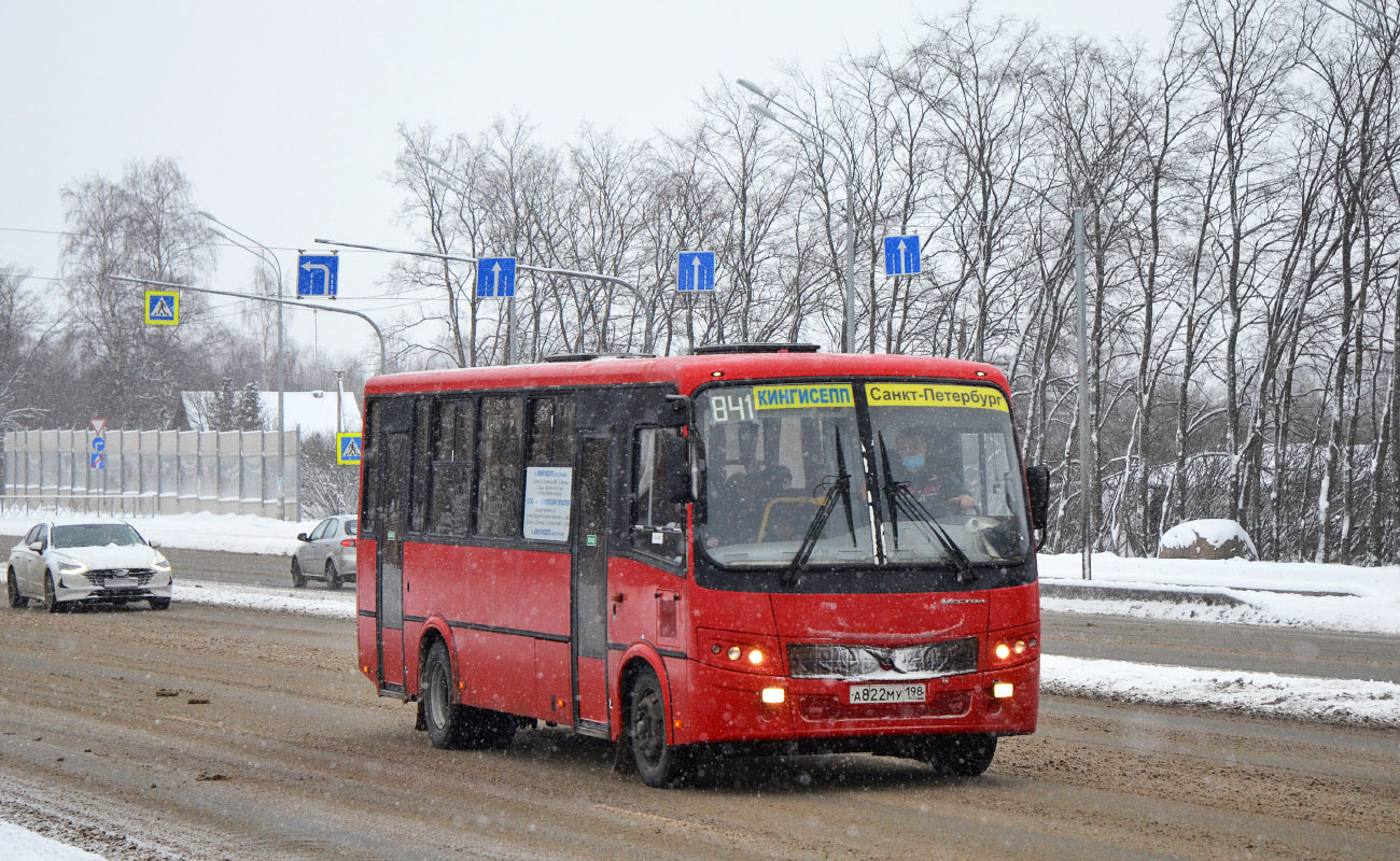 Ленинградская область, ПАЗ-320412-04 "Вектор" № А 822 МУ 198