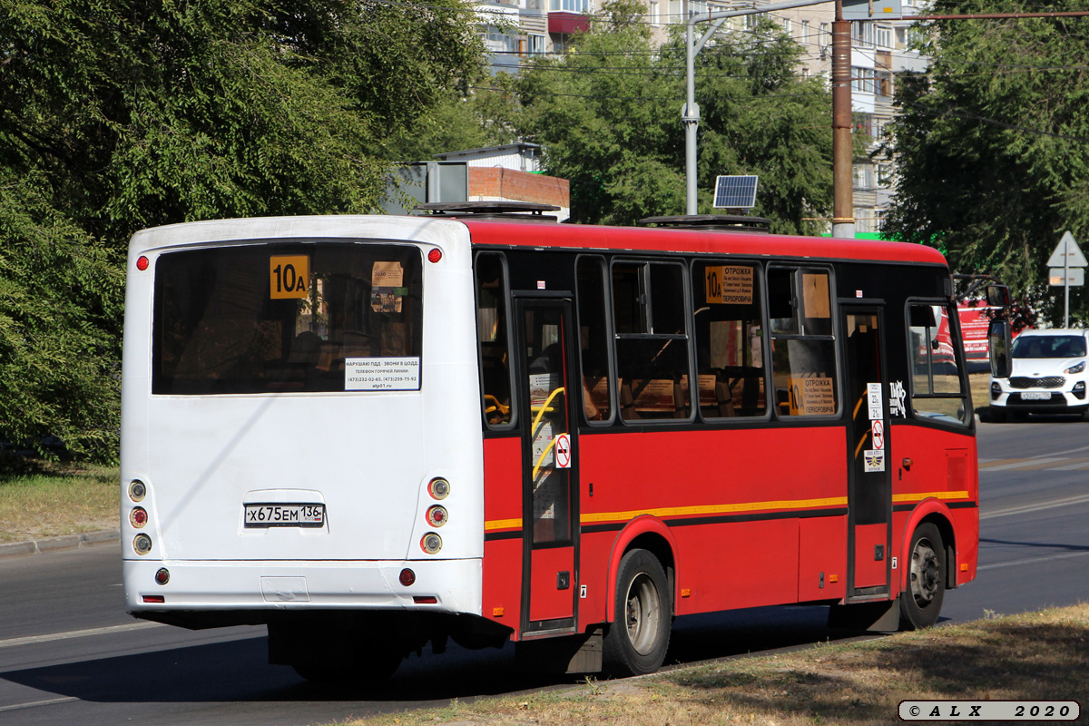 Воронежская область, ПАЗ-320412-04 "Вектор" № Х 675 ЕМ 136