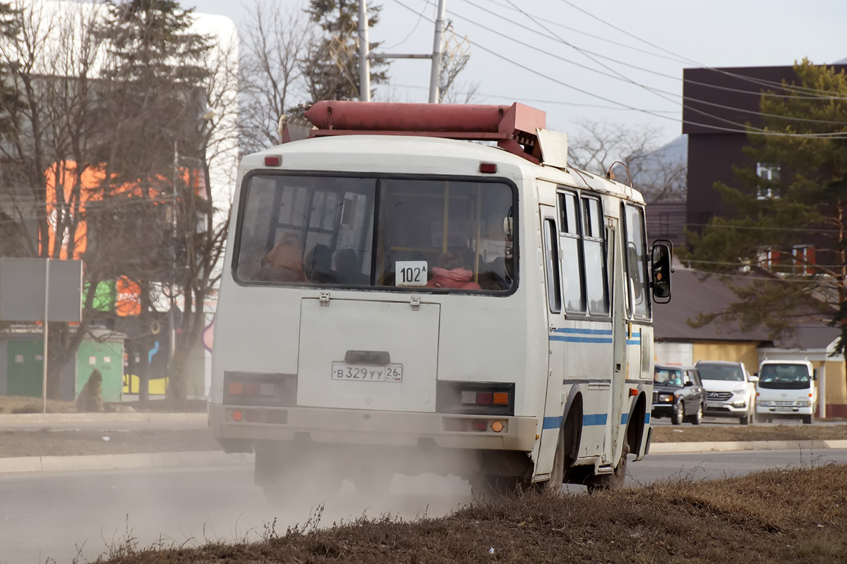 Ставропольский край, ПАЗ-32053 № В 329 УУ 26