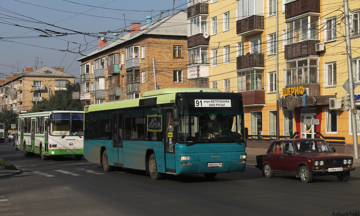 Красноярский край, MAN A78 Lion's City TÜ EL283 № А 664 НА 124