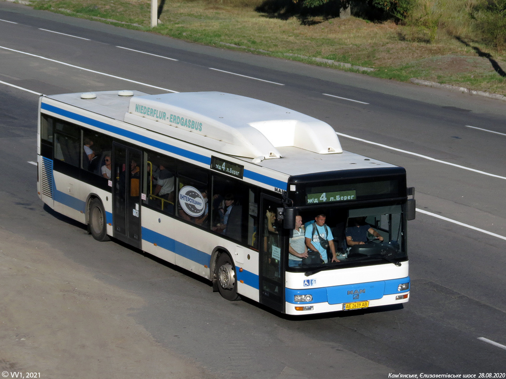 Днепропетровская область, MAN A20 NÜ313 CNG № AE 2639 AB