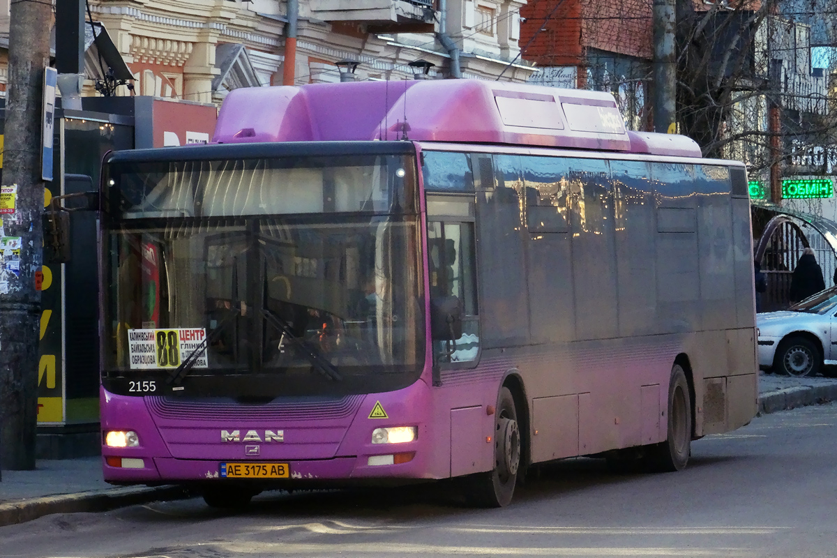 Днепропетровская область, MAN A21 Lion's City NL313 CNG № 52