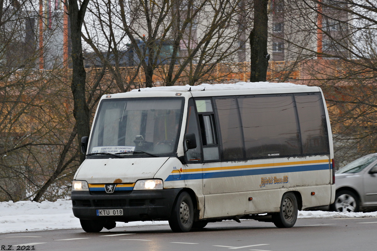 Литва, Jonckheere ProCity II (Peugeot Boxer) № KTU 018